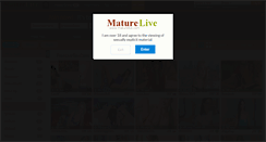 Desktop Screenshot of maturelive.com